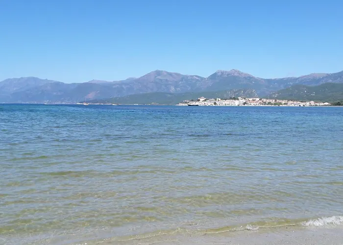 T3 Avec Vue Panoramique Sur La Mer, Terrasse, Piscine Et A Seulement 300m De La De La Roya Apartmán Saint-Florent (Corsica)