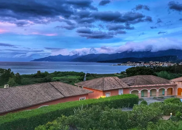 T3 Avec Vue Panoramique Sur La Mer, Terrasse, Piscine Et A Seulement 300m De La De La Roya * Saint-Florent (Corsica)